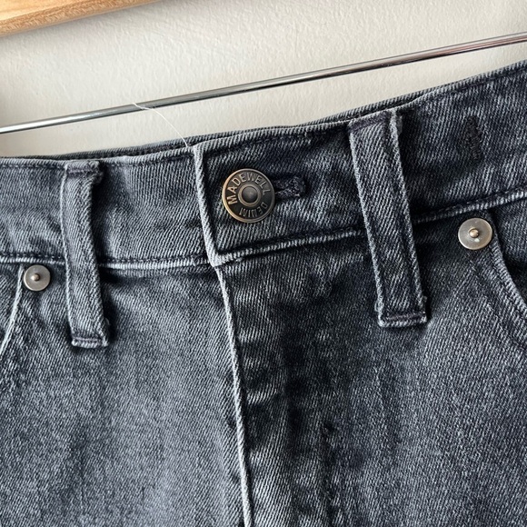 MADEWELL High Rise Black Denim Festival Shorts Women’s Size 27 - Picture 6 of 7